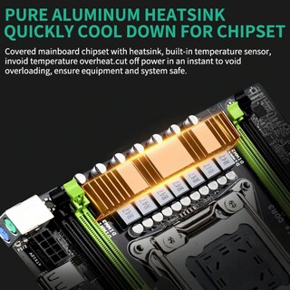 Foto 5 | Foto 5 | Placa Madre X79m2 2.0 Con Cpu Ddr3 Xeon E5 2640 V2 De 16 Gb - Venta Internacional.