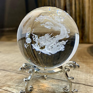 Foto 3 | Foto 3 | Bola De Cristal Hdcrystalgifts Dragón Chino 6 Cm Con Soporte - Venta Internacional.