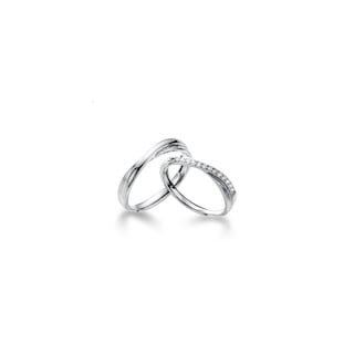 Foto 1 | Foto 1 | Anillo De Plata Fina 925 Para Pareja Compromiso Amor Y Matrimonio - Venta Internacional.