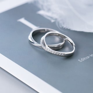 Foto 4 | Foto 4 | Anillo De Plata Fina 925 Para Pareja Compromiso Amor Y Matrimonio - Venta Internacional.