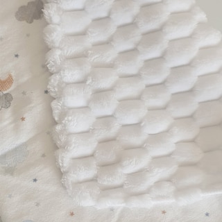 Foto 2 | Foto 2 | Manta Suave Para Bebé  Doble Capa  Nubes Azules - Venta Internacional.