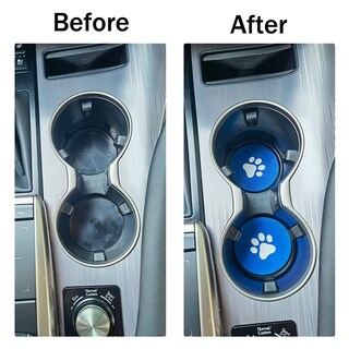 Foto 5 | Foto 5 | Posavasos Para Coche Justtop Con Forma De Pata De Pvc Antideslizante 4 Unidades - Venta Internacional.