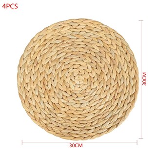 Foto 2 | Foto 2 | Mantel Individual Mayagu Tejido En Paja Natural Hecho A Mano Redondo (30 Cm) - Venta Internacional.