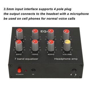 Foto 4 | Foto 4 | Ecualizador De Sonido Zopsc De 7 Bandas Ajuste De Graves Altos De 12 Db - Venta Internacional.
