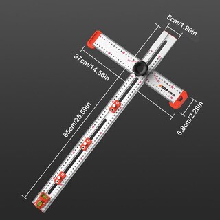 Foto 3 | Foto 3 | Regla Angular Para Carpintería  Dibujo Y Marcado  60 Cm - Venta Internacional.
