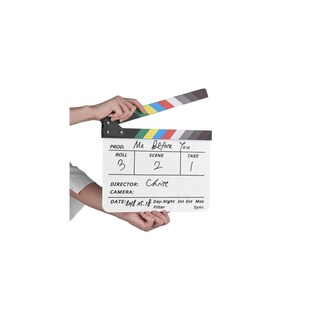 Foto 1 | Foto 1 | Clapperboard Cinema Clapperboard Professional Acrílico Blanco - Venta Internacional.