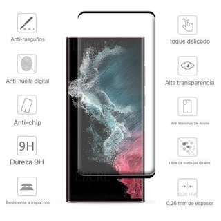 Foto 2 | Foto 2 | Protector De Pantalla De Vidrio Templado Para Samsung S22 Ultra - Venta Internacional.