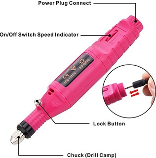 Foto 6 | Foto 6 | Torno Eléctrico Para Pulir Uñas 3000 Rpm 6 W 100-240 V - Venta Internacional.