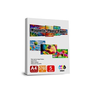 Foto 1 | Foto 1 | Papel Fotográfico Brillante Magnético A4 5 Hojas - Venta Internacional.