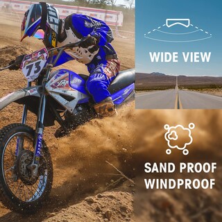 Foto 6 | Foto 6 | Gafas De Motocross Mamabout Para Adultos Moto Cross Paquete De 2 Unidades Uv400 - Venta Internacional.