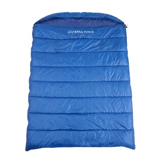 Foto 1 | Foto 1 | Saco De Dormir Doble Azul Para Clima Frío Para Parejas - Venta Internacional.