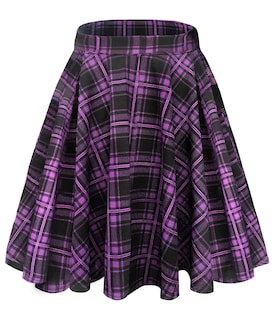 Foto 1 | Foto 1 | Falda Midi Urban Coco Versátil Elástica Acampanada Cintura Alta Xl - Venta Internacional.