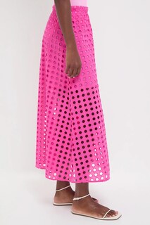Foto 4 | Foto 4 | Falda Ailoqing 2025 Casual Casual Larga Para Mujer Algodón Rosa - Venta Internacional.