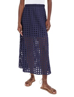 Foto 1 | Foto 1 | Falda Ailoqing 2025 Casual Casual Larga Para Mujer Algodón Azul Marino - Venta Internacional.