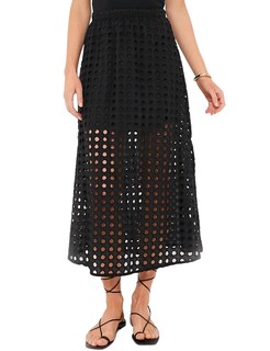 Foto 1 | Foto 1 | Falda Ailoqing 2025 Casual Casual Larga Para Mujer Algodón Color Negro - Venta Internacional.