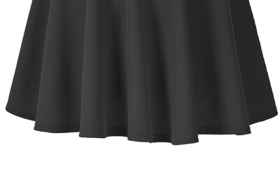 Foto 4 | Foto 4 | Falda Midi Urban Coco Versátil Elástica Acampanada Negra Xl - Venta Internacional.