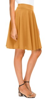 Foto 1 | Foto 1 | Falda Midi Urban Coco Versátil Elástica Acampanada Para Mujer - Venta Internacional.