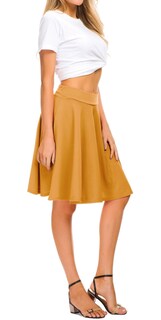 Foto 5 | Foto 5 | Falda Midi Urban Coco Versátil Elástica Acampanada Para Mujer - Venta Internacional.