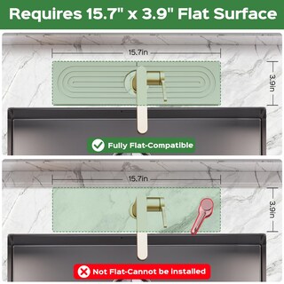 Foto 5 | Foto 5 | Faucet Mat Saparay Stone De 16 Pulgadas Para Fregadero De Cocina Protector Contra Salpicaduras - Venta Internacional.