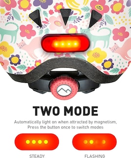 Foto 3 | Foto 3 | Casco De Bicicleta Mountalk Para Niños Con Luz Ajustable De 3 A 8 Años - Venta Internacional.
