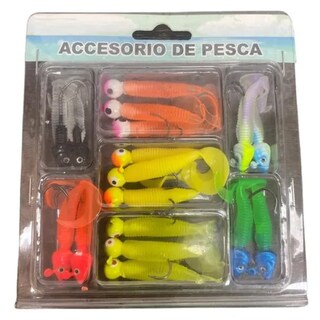 Foto 2 | Foto 2 | Fishing Lures 17 Unidades Vinilo De Pesca 6 G 7 Cm Para Agua Dulce Y Mar - Venta Internacional.