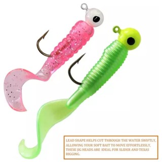 Foto 2 | Foto 2 | Juego De Señuelos De Pesca 17 Unidades 6 G 7 Cm Vinilos De Pesca Para Agua Dulce - Venta Internacional.