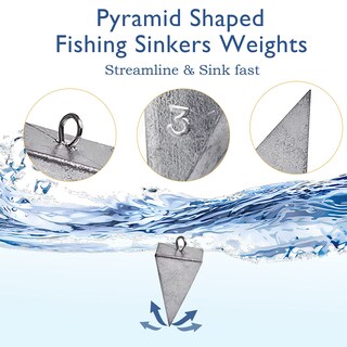 Foto 2 | Foto 2 | Fishing Sinkers Tkhdbf En Forma De Pirámide Para Pesca En Agua Salada - Venta Internacional.