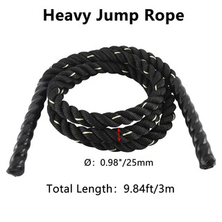 Foto 2 | Foto 2 | Cuerda Para Saltar Yaesport Heavy Para Entrenamiento De Fuerza 3 Cm X 3 M - Venta Internacional.