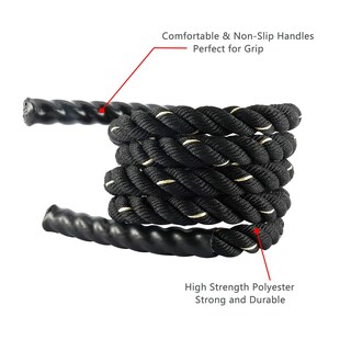 Foto 3 | Foto 3 | Cuerda Para Saltar Yaesport Heavy Para Entrenamiento De Fuerza 3 Cm X 3 M - Venta Internacional.