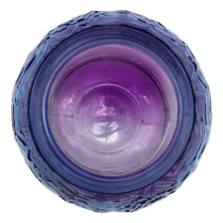 Foto 4 | Foto 4 | Jarrón Decorativo De Cristal Azul Púrpura Con Diseño De Ramas - Venta Internacional.