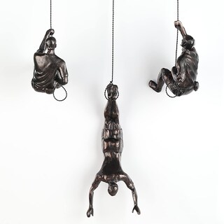 Foto 1 | Foto 1 | Escultura Decorativa Xyqxyq Climber Rust Wall Art Art De Resina - Venta Internacional.