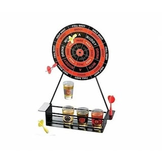 Foto 1 | Foto 1 | Set De Juego Mini Darts Shot Club Fun Con Dardo Magnético Y 4 Cristales - Venta Internacional.