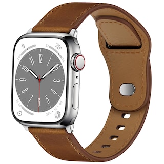 Foto 1 | Foto 1 | Correa De Reloj Wppqtrv De Piel Compatible Con Apple De 41 Mm/40 Mm/38 Mm - Venta Internacional.