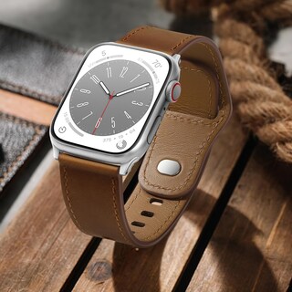 Foto 5 | Foto 5 | Correa De Reloj Wppqtrv De Piel Compatible Con Apple De 41 Mm/40 Mm/38 Mm - Venta Internacional.