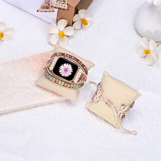 Foto 6 | Foto 6 | Correa De Reloj Capdabio Beaded Boho Para Iwatch Series 8 7 6 5 4 3 2 1 Se 38-45 Mm - Venta Internacional.