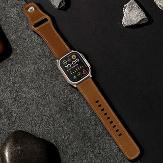 Foto 4 | Foto 4 | Correa De Reloj Wppqtrv De Piel Compatible Con Apple De 41 Mm/40 Mm/38 Mm - Venta Internacional.