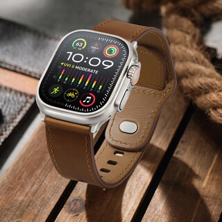 Foto 5 | Foto 5 | Correa De Reloj Wppqtrv De Piel Compatible Con Apple De 41 Mm/40 Mm/38 Mm - Venta Internacional.
