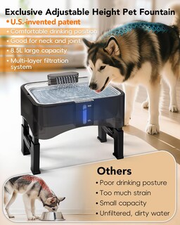 Foto 4 | Foto 4 | Fuente De Agua Para Perros Upsky 8 5 L Bandeja De Acero Inoxidable 304 - Venta Internacional.