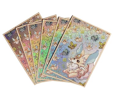 Foto 6 | Foto 6 | Fundas Para Tarjetas Chewyz Holográficas 100 Quilates Ygo 63 X 90 Mm - Venta Internacional.
