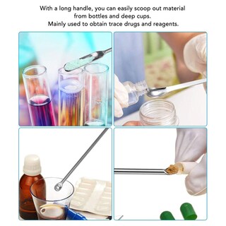 Foto 4 | Foto 4 | Juego De Espátulas De Laboratorio Walfront De Acero Inoxidable De 12 Piezas Con Bolsa De Tela - Venta Internacional.