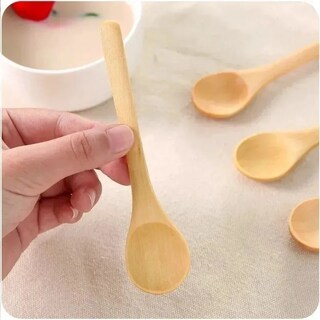 Foto 1 | Foto 1 | Set De 6 Cucharas De Bambú Reutilizables Para Postres Y Salsas - Venta Internacional.