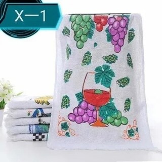 Foto 2 | Foto 2 | Juego De Toallas De Cocina De Tela Estampada Con Flecos 12 Unidades - Venta Internacional.