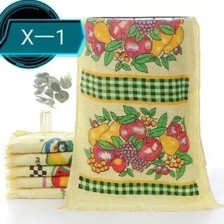 Foto 3 | Foto 3 | Juego De Toallas De Cocina De Tela Estampada Con Flecos 12 Unidades - Venta Internacional.