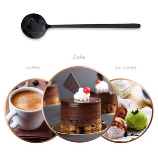 Foto 6 | Foto 6 | Juego De 8 Minicucharas De Café Espresso Linwin De Acero Inoxidable Negro Mate - Venta Internacional.