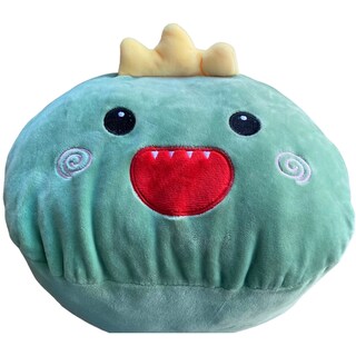 Foto 1 | Foto 1 | Cojín Para Peluche Calentador De Manos Diseño Kawaii Green Monster - Venta Internacional.
