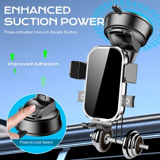 Foto 6 | Foto 6 | Soporte Para Teléfono De Coche Chengquan W03 Texture Expandible Cuadrado - Venta Internacional.