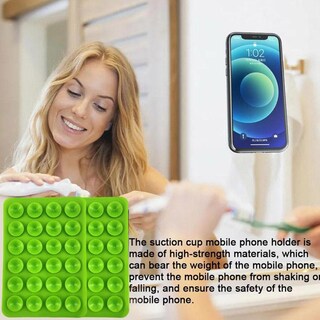 Foto 6 | Foto 6 | Funda Con Ventosa Para Teléfono Con Soporte Pulunto De Silicona Antideslizante - Venta Internacional.