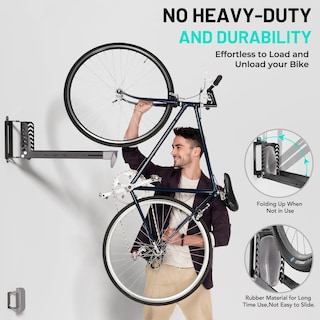 Foto 3 | Foto 3 | Portabicicletas Giratorio Para Montaje En Pared Paquete De 2 Unidades Byokay Con Capacidad Para 35 Kg - Venta Internacional.