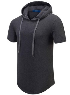 Foto 2 | Foto 2 | Sudadera Deportiva De Manga Corta Aiyino Con Capucha Para Hombre - Venta Internacional.