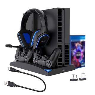 Foto 1 | Foto 1 | Soporte Para Auriculares Con Ventilador De Refrigeración Y Soporte Para Juegos Para Ps4/ps4 Slim/pro - Venta Internacional.